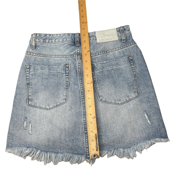 One teaspoon 2020 MINI HIGH WAIST DENIM SKIRT - Picture 4 of 10